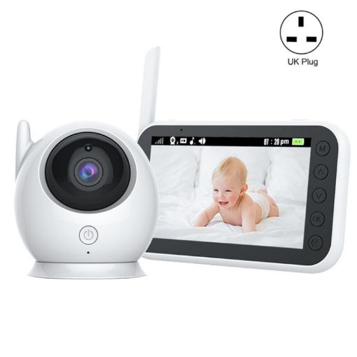 ABM100 4.3" Wireless Baby Monitor with Night Vision & 360 Camera UK Plug - 1