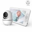 7" Screen SM70PTZ Wireless Baby Monitor, Night Vision, 2-Way Intercom UK Plug - 1