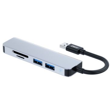 ENKAY Hat-Prince 5 in 1 USB 3.0 Docking Station Adapter HUB SD/TF Reader - 1