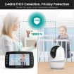 SM43A 4.3" Color Display Night Vision Baby Monitor Camera (AU Plug) - 4