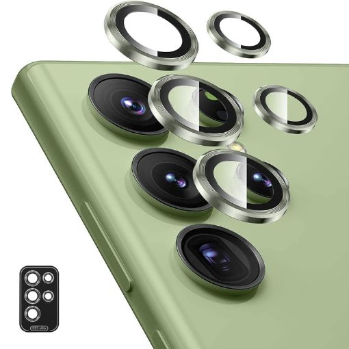 Samsung Galaxy S23 Ultra 5G ENKAY Lens Glass Film Light Green - 1