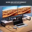JUNSUNMAY 10-in-1 Type-C Dock: 4K HDMI, VGA, RJ45, Audio, PD Charge, SD/TF - 8