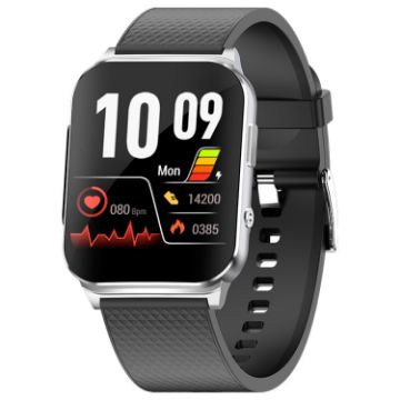 EP03 1.83" Smart Watch - Heart Rate & Blood Pressure Monitor (Silver) - 1