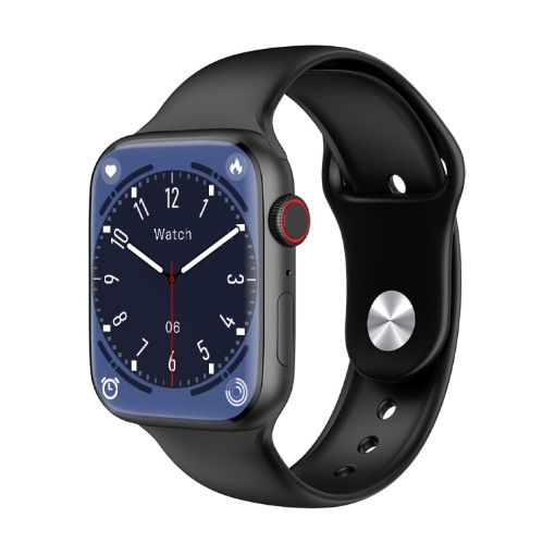 W59 Smart Watch, 2.2" Color Screen, Heart Rate & Blood Pressure Monitor, Black - 1