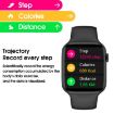 W38 1.9" Smart Watch - Heart Rate & Blood Pressure Monitor (Blue) - 9