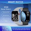 WS88 1.96" Smart Watch, Heart Rate & Blood Pressure Monitor, Silver - 3