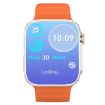 W800 Ultra Smart Watch, 2.02" Color Screen, Heart Rate/BP Monitor, Orange - 2