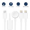 3 in 1 Type-C Magnetic Charging Cable for Apple Watch & iPhone, 4ft/1.2m - 3