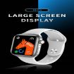 U8 Pro 2.09" Smart Watch - Heart Rate & Blood Pressure Monitor, Silver - 3