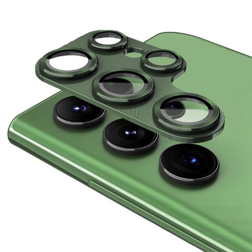 Samsung Galaxy S23 Ultra ENKAY 9H Camera Lens Glass Film - Dark Green - 1
