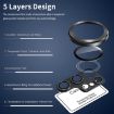 Samsung Galaxy S23 Ultra ENKAY Camera Lens Tempered Glass Film Silver - 5