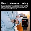 F57L 1.91" Smart Watch - Heart Rate & Blood Pressure Monitor, Pink - 7