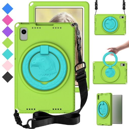 Samsung Galaxy Tab S6 Lite 2024 Shockproof Case, Grass Green EVA Hybrid - 1