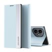 For Honor 400 Global 156.5mm Electroplated Leather Phone Case Light Blue - 1