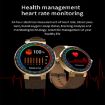 JLV68 Smart Watch - 1.35" Color Screen, Heart Rate & Blood Pressure Monitor - 4