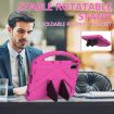 TCL Tab 11 EVA Shockproof Tablet Case with Holder - Rose Red - 6