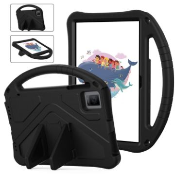 TCL Tab 10 Gen2 2023 EVA Shockproof Tablet Case with Holder - Black - 1