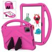 TCL Tab 10 Gen2 2023 EVA Shockproof Tablet Case with Holder - Rose Red - 1