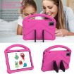 TCL Tab 10 Gen2 2023 EVA Shockproof Tablet Case with Holder - Rose Red - 2