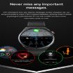 DW13 Smart Watch - 1.5" Color Screen, Heart Rate & Blood Pressure Monitor - 8