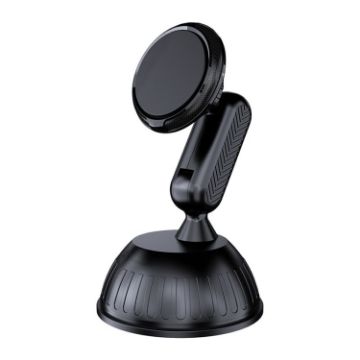 Black 360 Rotation Magnetic Car Phone Holder for Dashboard/Windshield - 1