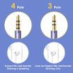 NORTHJO MTM03 3 Pole 3.5mm Male to Male Stereo Audio Cable 2m Length - 3