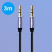 NORTHJO MTM03 3m 3 Pole 3.5mm Male to Male Stereo Audio Aux Cable - 5
