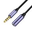 NORTHJO MTF0401 4 Pole 3.5mm Male-Female Stereo Audio Adapter 1m Cable - 1