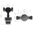 360 Rotation Car Dashboard Mount Phone Holder with Parking Sign (Black) - 2