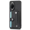 Huawei nova 14 Black Wristband Kickstand Card Wallet Phone Case with Knife - 2