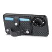 Huawei nova 14 Black Wristband Kickstand Card Wallet Phone Case with Knife - 3