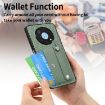 Huawei nova 14 Khaki Wristband Kickstand Card Wallet Case with Tool Knife - 8