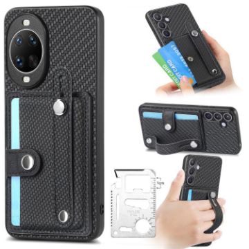 Huawei nova 14 Ultra Case: Wristband Kickstand Card Wallet + Tool Knife - 1