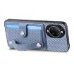 Huawei nova 14 Ultra Blue Wristband Kickstand Card Wallet Phone Case - 3