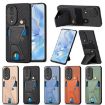 For Honor 400 Lite Carbon Fiber Wallet Phone Case - Black - 5