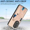For Honor 400 Lite Green Carbon Fiber Wallet Flip Card Phone Case - 8
