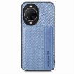 Huawei nova 14 Ultra Blue Carbon Fiber Magnetic Card Bag Phone Case - 2