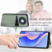 Huawei nova 14 Ultra Brown Carbon Fiber Magnetic Card Bag Phone Case - 5