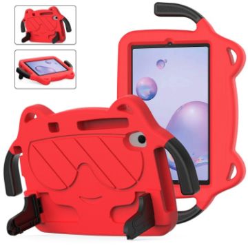 Samsung Galaxy Tab A 8.4 2020 T307 Shockproof Tablet Case Red+Black - 1