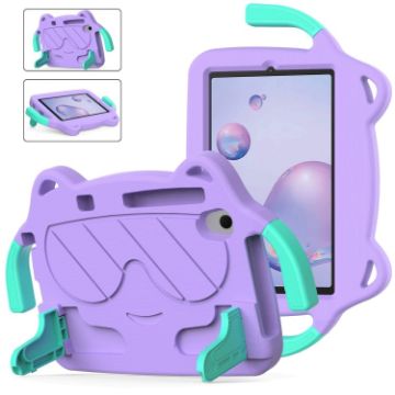 Samsung Galaxy Tab A 8.4 2020 T307 Shockproof Case Light Purple/Mint - 1