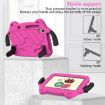 TCL LE 2023/Tab 8 2022 Shockproof Tablet Case Rose Red+Black - 4