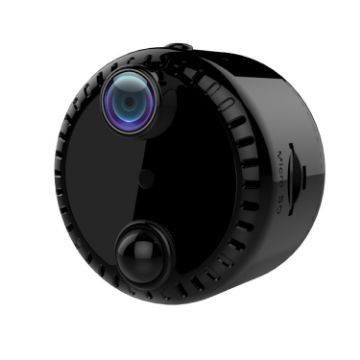 4K HD Night Vision WiFi Camera - R10 Remote Cell Phone Webcam (Black) - 1