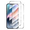 iPhone 15 ENKAY 2pcs Full Glue Tempered Glass Screen Protector - 1