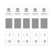 iPhone 15 ENKAY 5pcs Full Glue Tempered Glass Film Screen Protector - 8