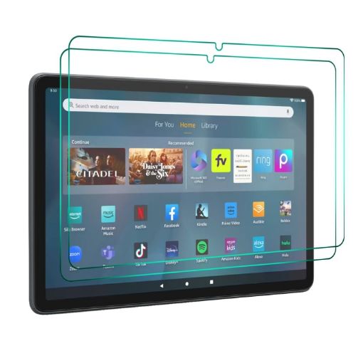 Amazon Fire Max 11 2023 ENKAY Hat-Prince Tempered Glass 2pcs 0.33mm Film - 1