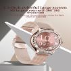 NX19 Smart Watch - 1.3" IP68 Waterproof, Heart/Blood Monitoring (Silver) - 5