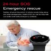 ET340 Smart Watch, 1.46" Color Screen, Health Monitoring, Black Silicone Strap - 7