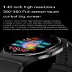 ET340 Smart Watch - 1.46" Color Screen, Health Monitoring, Red Strap - 8