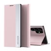 Samsung Galaxy S25 Ultra 5G Pink Leather Phone Case Electroplated - 1