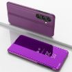 Samsung Galaxy S25+ 5G Purple Mirror Flip Leather Case with Holder - 1